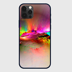 Чехол для iPhone 12 Pro Max Грозовые краски всплеск, цвет: 3D-черный