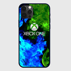 Чехол для iPhone 12 Pro Max Xbox битва огня, цвет: 3D-черный