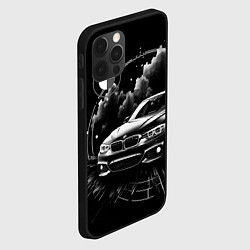 Чехол для iPhone 12 Pro Max BMW абстрактный стиль, цвет: 3D-черный — фото 2
