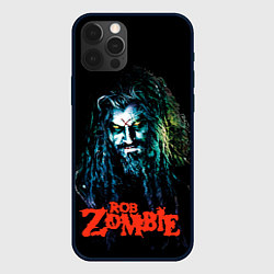 Чехол для iPhone 12 Pro Max Rob zombie portrait, цвет: 3D-черный