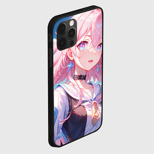 Чехол iPhone 12 Pro Max Honkai Star Rail March 7th beauty / 3D-Черный – фото 2