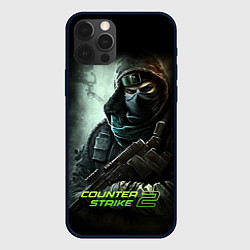 Чехол для iPhone 12 Pro Max Counter strike 2 спецназ, цвет: 3D-черный