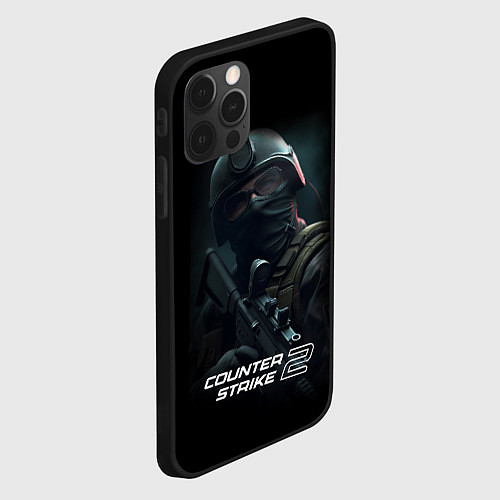 Чехол iPhone 12 Pro Max CS counter terrorist / 3D-Черный – фото 2