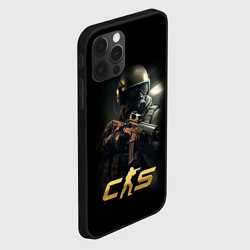 Чехол iPhone 12 Pro Max CS counter terrorist / 3D-Черный – фото 2