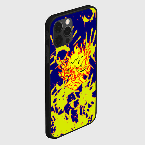 Чехол iPhone 12 Pro Max Cyberpunk 2077 hands / 3D-Черный – фото 2