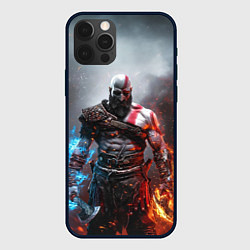 Чехол для iPhone 12 Pro Max God of War Кратос, цвет: 3D-черный