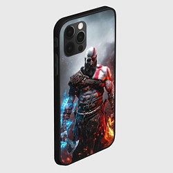 Чехол для iPhone 12 Pro Max God of War Кратос, цвет: 3D-черный — фото 2