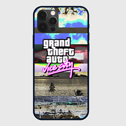 Чехол для iPhone 12 Pro Max Vice city glitch, цвет: 3D-черный