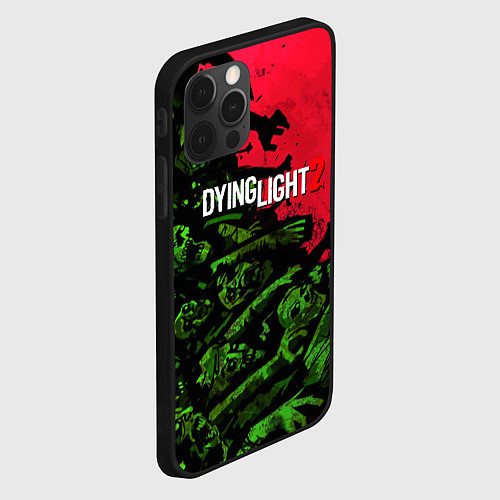 Чехол iPhone 12 Pro Max Dying Light 2 zombie / 3D-Черный – фото 2