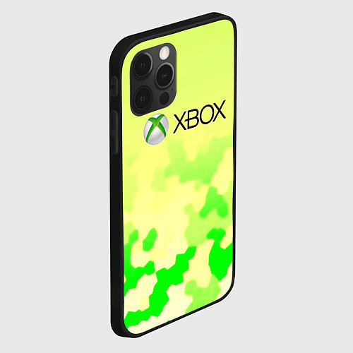 Чехол iPhone 12 Pro Max Xbox camo / 3D-Черный – фото 2