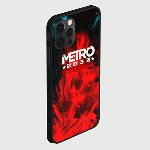 Чехол iPhone 12 Pro Max Metro 2033 fire / 3D-Черный – фото 2