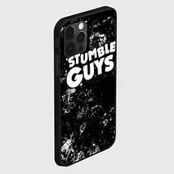 Чехол для iPhone 12 Pro Max Stumble Guys black ice, цвет: 3D-черный — фото 2