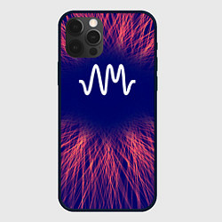 Чехол для iPhone 12 Pro Max Arctic Monkeys red energy, цвет: 3D-черный