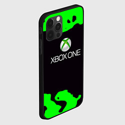 Чехол для iPhone 12 Pro Max Xbox fire green, цвет: 3D-черный — фото 2