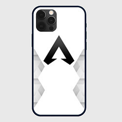 Чехол для iPhone 12 Pro Max Apex Legends white poly, цвет: 3D-черный