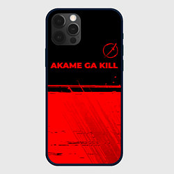 Чехол для iPhone 12 Pro Max Akame ga Kill - red gradient посередине, цвет: 3D-черный