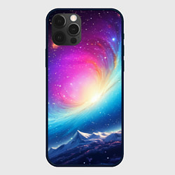 Чехол для iPhone 12 Pro Max Бескрайний космос, цвет: 3D-черный