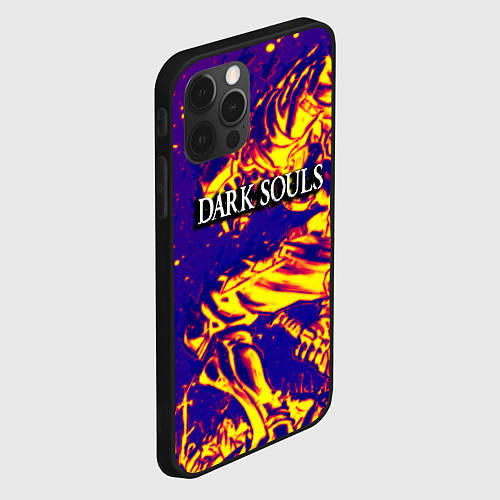 Чехол iPhone 12 Pro Max Darksouls рыцарь / 3D-Черный – фото 2