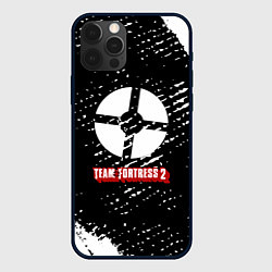 Чехол для iPhone 12 Pro Max Team Fortress 2 краски штрихи, цвет: 3D-черный