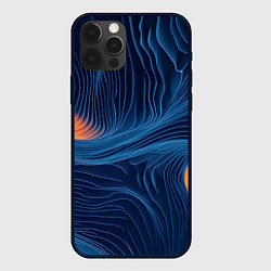 Чехол для iPhone 12 Pro Max Абстрактная иллюзия, цвет: 3D-черный