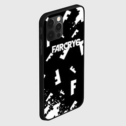 Чехол для iPhone 12 Pro Max FC6 logo pattern, цвет: 3D-черный — фото 2