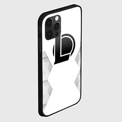 Чехол для iPhone 12 Pro Max League of Legends white poly, цвет: 3D-черный — фото 2