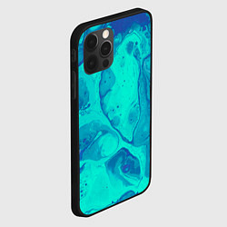 Чехол для iPhone 12 Pro Max Эффект размытых красок, цвет: 3D-черный — фото 2