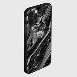 Чехол для iPhone 12 Pro Max Чернила, цвет: 3D-черный — фото 2