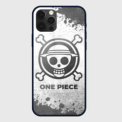 Чехол для iPhone 12 Pro Max One Piece - white gradient, цвет: 3D-черный