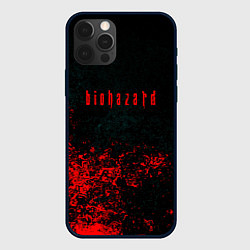 Чехол для iPhone 12 Pro Max Biohazard брызги красок, цвет: 3D-черный