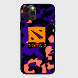 Чехол для iPhone 12 Pro Max DOTA 2 камуфляж, цвет: 3D-черный