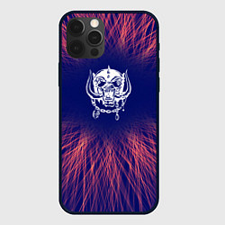 Чехол для iPhone 12 Pro Max Motorhead red energy, цвет: 3D-черный