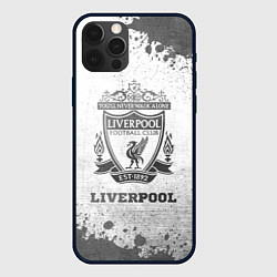 Чехол для iPhone 12 Pro Max Liverpool - white gradient, цвет: 3D-черный