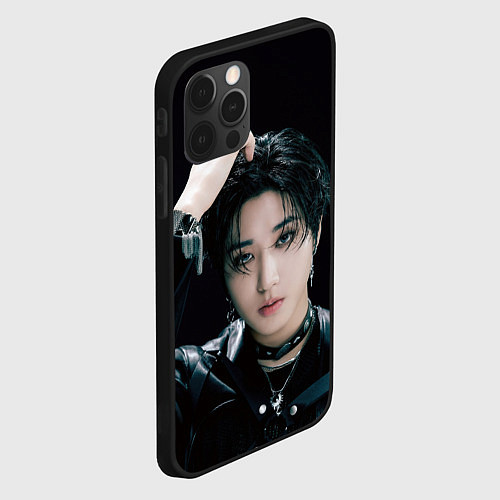 Чехол iPhone 12 Pro Max Stray Kids Han Giant concept / 3D-Черный – фото 2