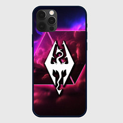 Чехол iPhone 12 Pro Max The Elder Scrolls neon game