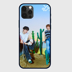 Чехол для iPhone 12 Pro Max ATE Stray Kids Bang Chan I N Lee Know Changbin, цвет: 3D-черный