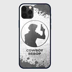 Чехол для iPhone 12 Pro Max Cowboy Bebop - white gradient, цвет: 3D-черный