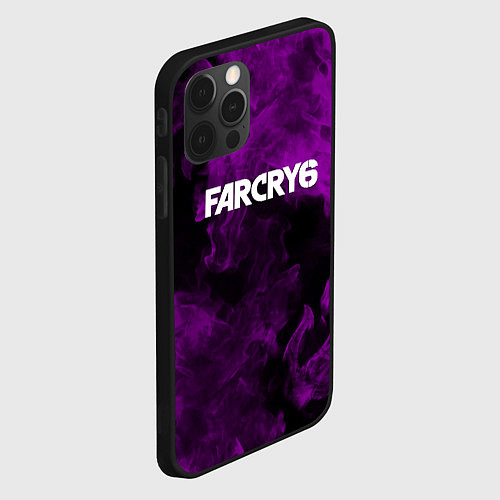 Чехол iPhone 12 Pro Max Farcry neon fire / 3D-Черный – фото 2