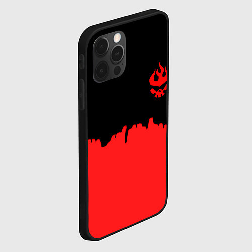 Чехол iPhone 12 Pro Max Гуррен-Лаганн абстракция / 3D-Черный – фото 2