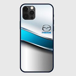 Чехол для iPhone 12 Pro Max Mazda geometry auto, цвет: 3D-черный