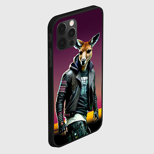 Чехол iPhone 12 Pro Max Cool Kenga - ai art fantasy / 3D-Черный – фото 2