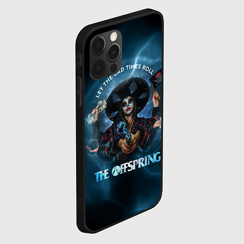 Чехол iPhone 12 Pro Max The Offspring Let the Bad Times Roll / 3D-Черный – фото 2