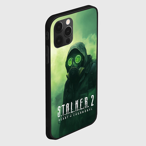 Чехол iPhone 12 Pro Max Stalker 2 сердце Чернобыля / 3D-Черный – фото 2