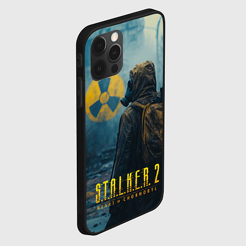 Чехол iPhone 12 Pro Max Stalker 2 зараженная зона / 3D-Черный – фото 2