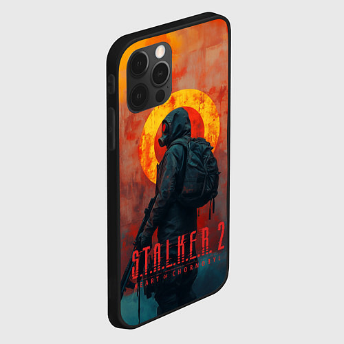 Чехол iPhone 12 Pro Max Stalker 2 poster art / 3D-Черный – фото 2