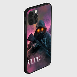 Чехол для iPhone 12 Pro Max Stalker 2 радиоактивный дым, цвет: 3D-черный — фото 2