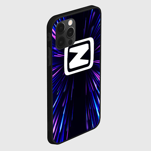 Чехол iPhone 12 Pro Max Zotye neon energy / 3D-Черный – фото 2