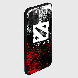 Чехол для iPhone 12 Pro Max Dota2 брызги красок, цвет: 3D-черный — фото 2