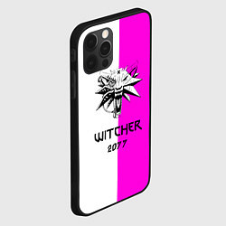 Чехол для iPhone 12 Pro Max The Witcher line, цвет: 3D-черный — фото 2