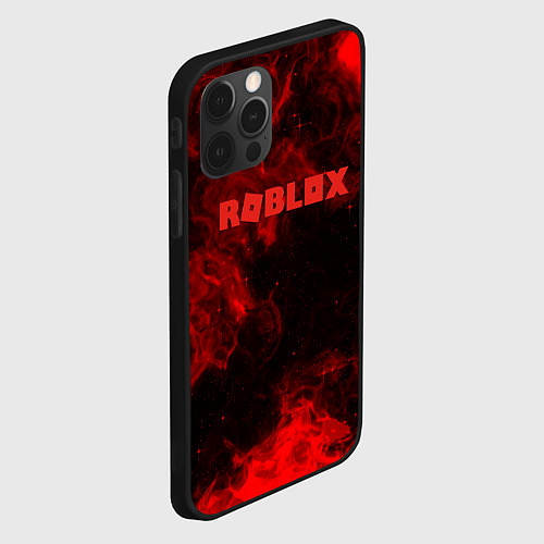 Чехол iPhone 12 Pro Max Roblox space / 3D-Черный – фото 2